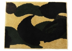 BAPE 1st Camo Rug Mat Geel