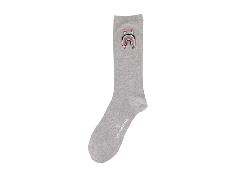 BAPE 1st Shark Socks Grijs