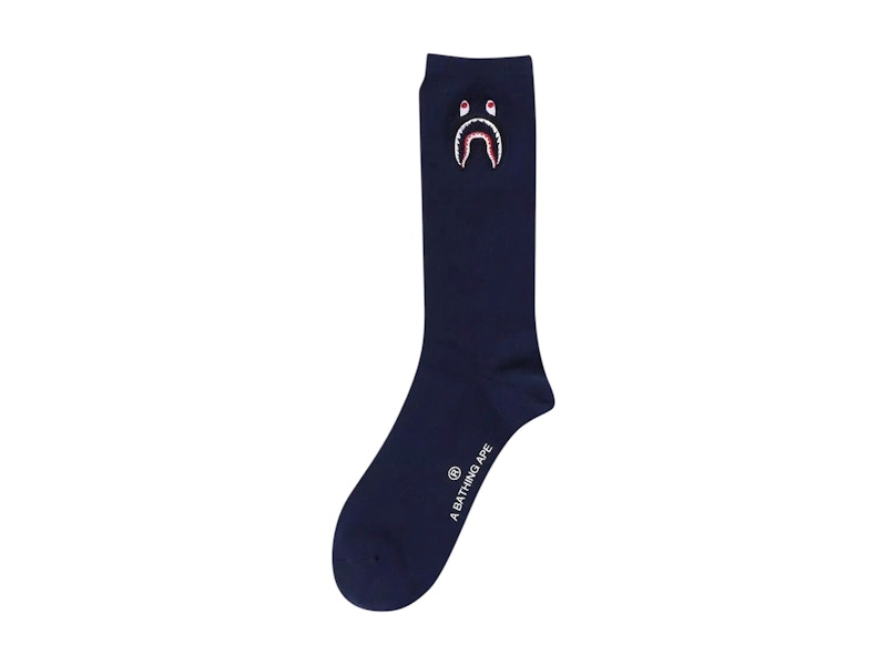 BAPE 1st Shark Socks Blauw
