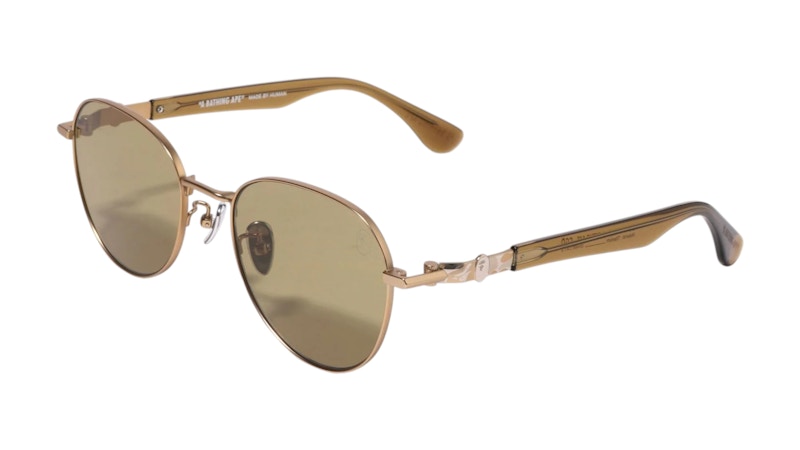 BAPE 7 Sunglasses Goud