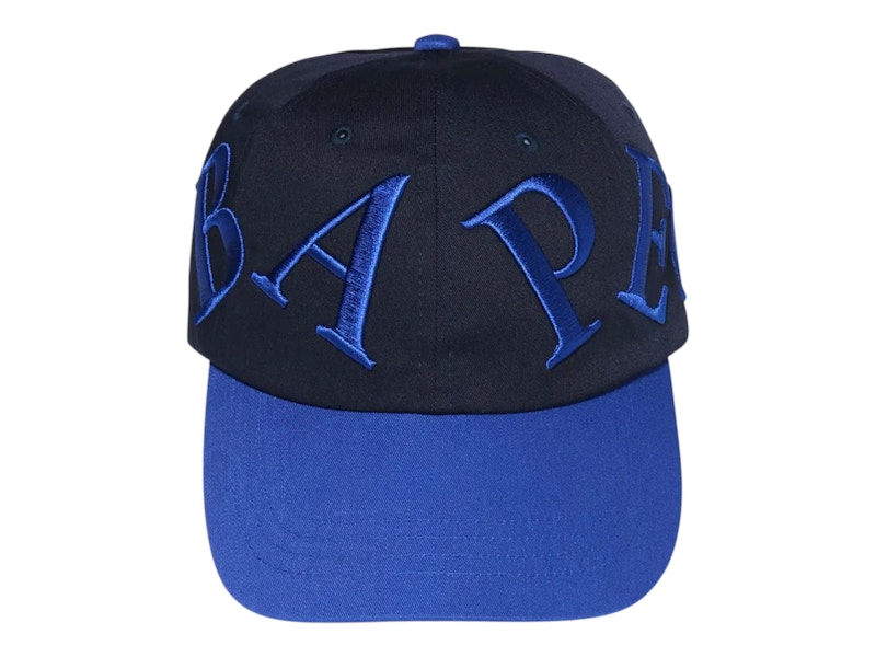 BAPE A Bathing Ape Panel Cap Blauw