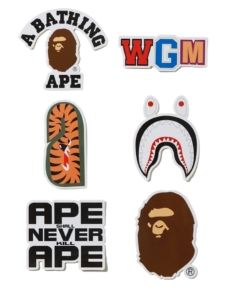 BAPE A Bathing Ape Sticker Pack Multi Multicolor