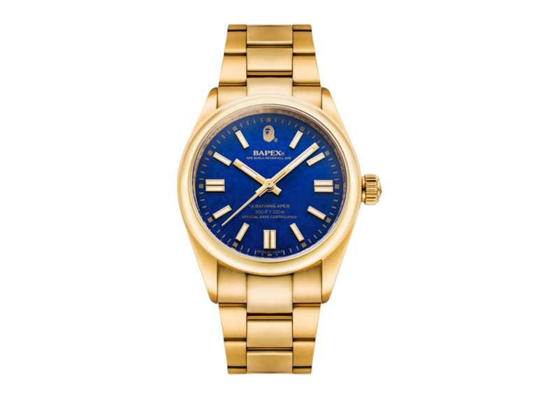 BAPE A Bathing Ape Type 5 BAPEX Watch Blauw
