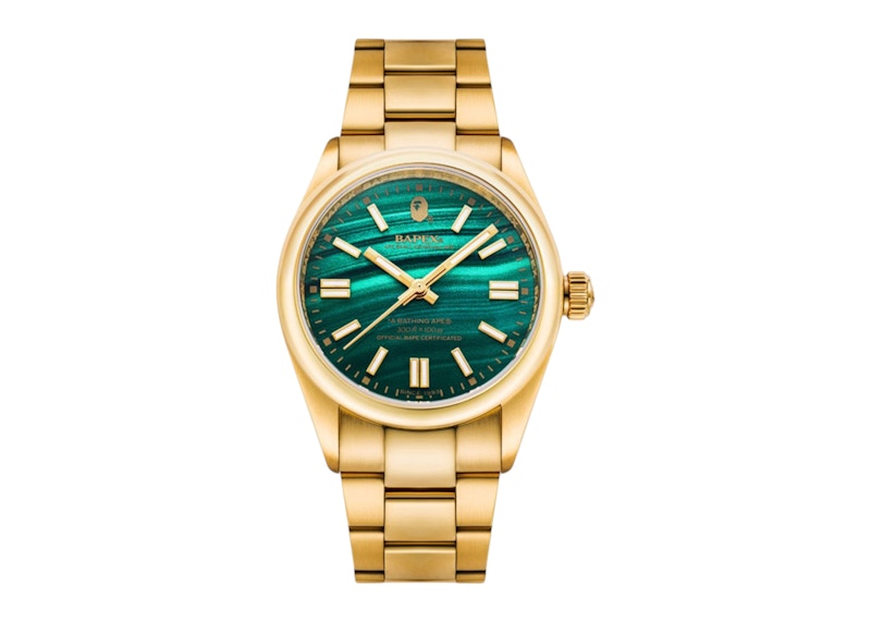BAPE A Bathing Ape Type 5 BAPEX Watch Groen