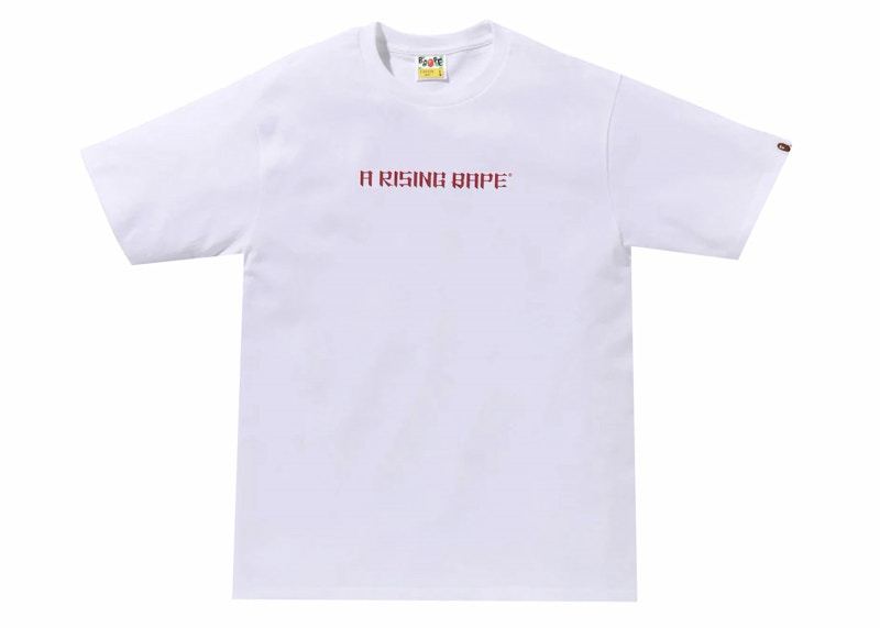 BAPE A Rising BAPE Dragon Tee Wit