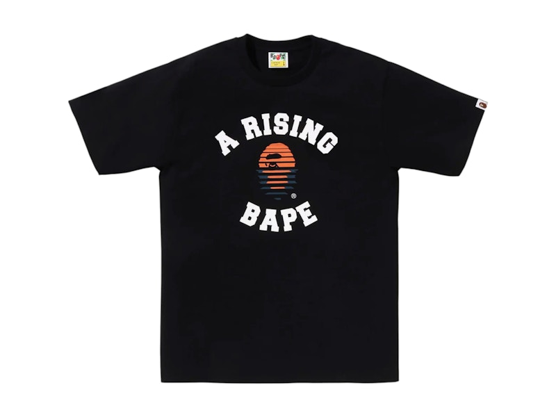 BAPE A Rising Bape Tee Zwart