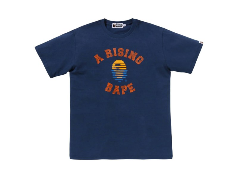 BAPE A Rising Bape Tee Blauw