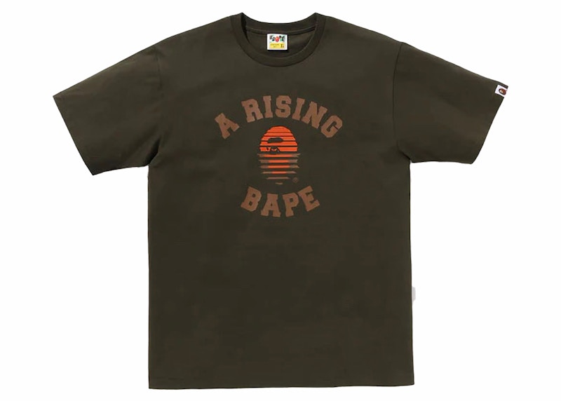 BAPE A Rising Bape Tee Olivedrab