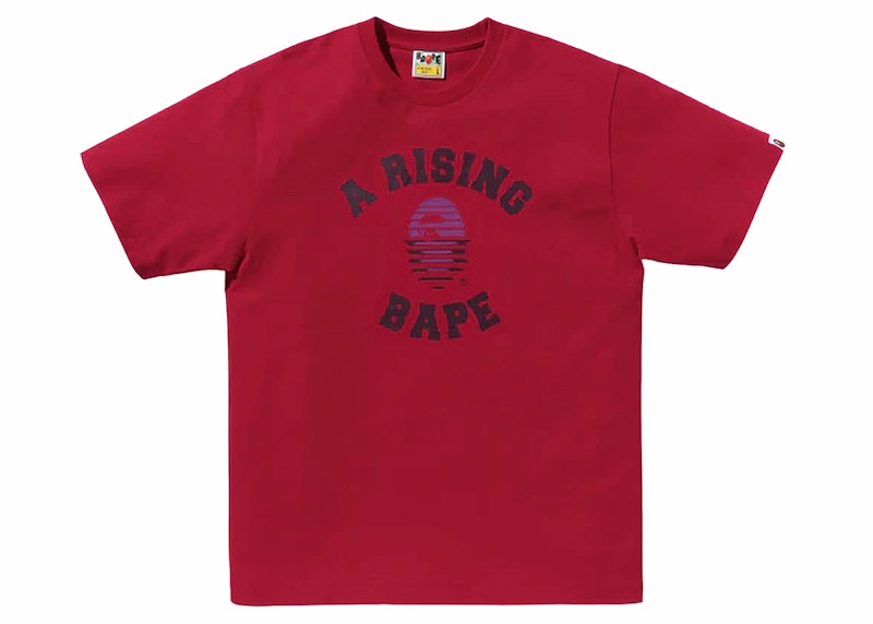BAPE A Rising Bape Tee Paars