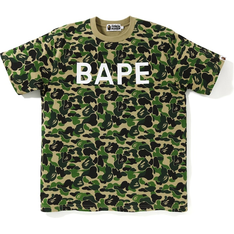 BAPE ABC Bape Relaxed Tee Groen