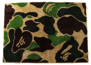 BAPE ABC Camo Big Rug Mat Groen