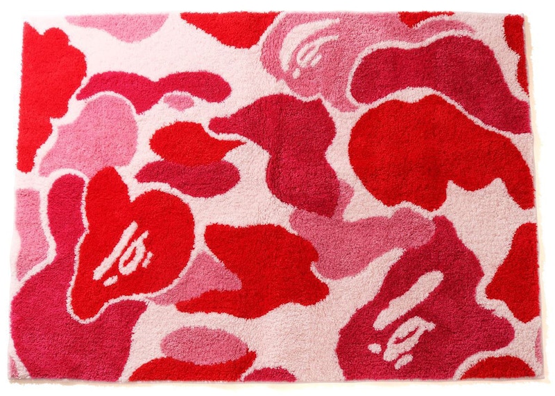 BAPE ABC Camo Big Rug Mat Roze