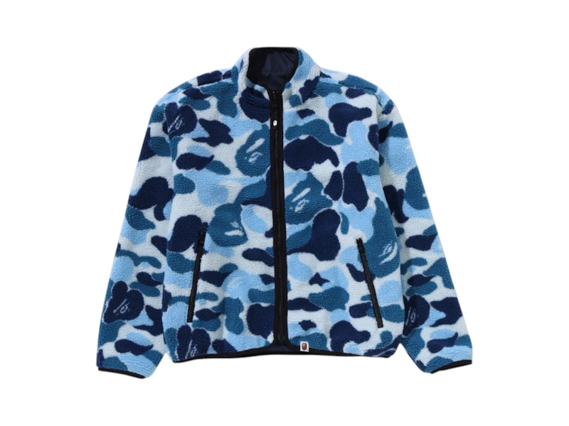 BAPE ABC Camo Boa Ripstop Reversible Jacket Blauw