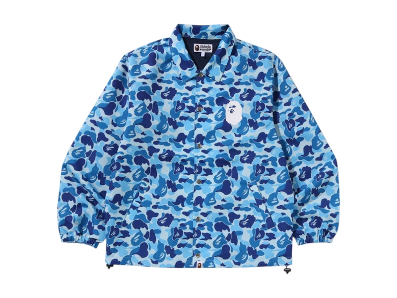 BAPE ABC Camo Coach Jacket Blauw