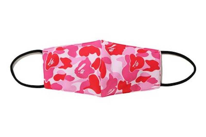 BAPE ABC Camo Mask Roze