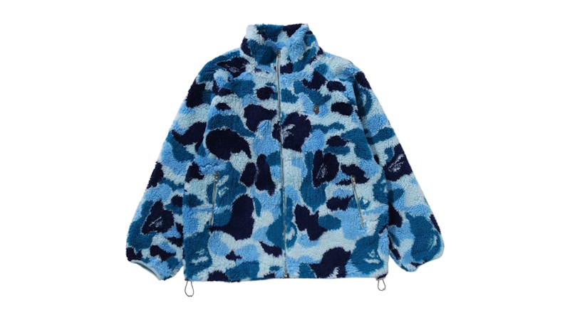 BAPE ABC Camo Metal One Point Boa Jacket Blauw