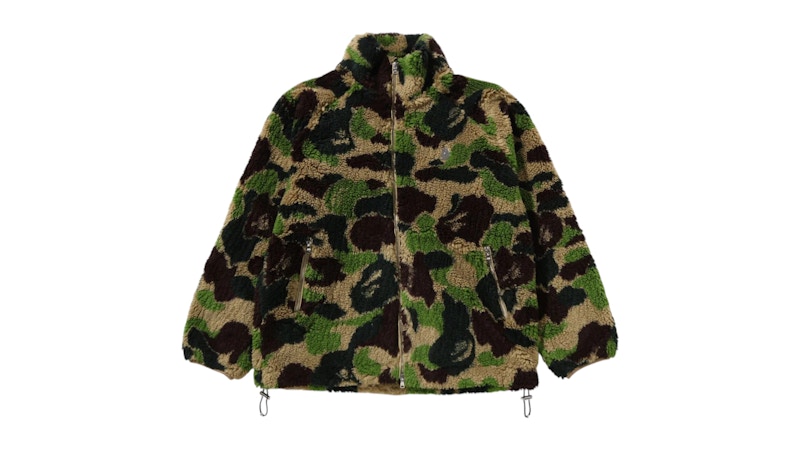BAPE ABC Camo Metal One Point Boa Jacket Groen