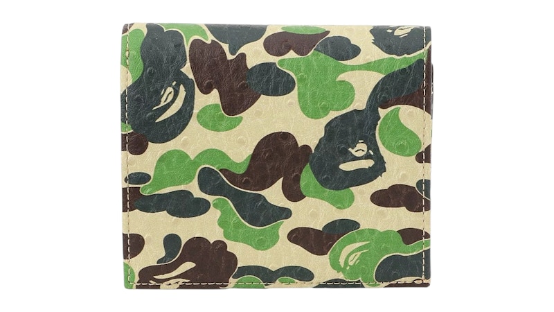 BAPE ABC Camo Mini Wallet Groen