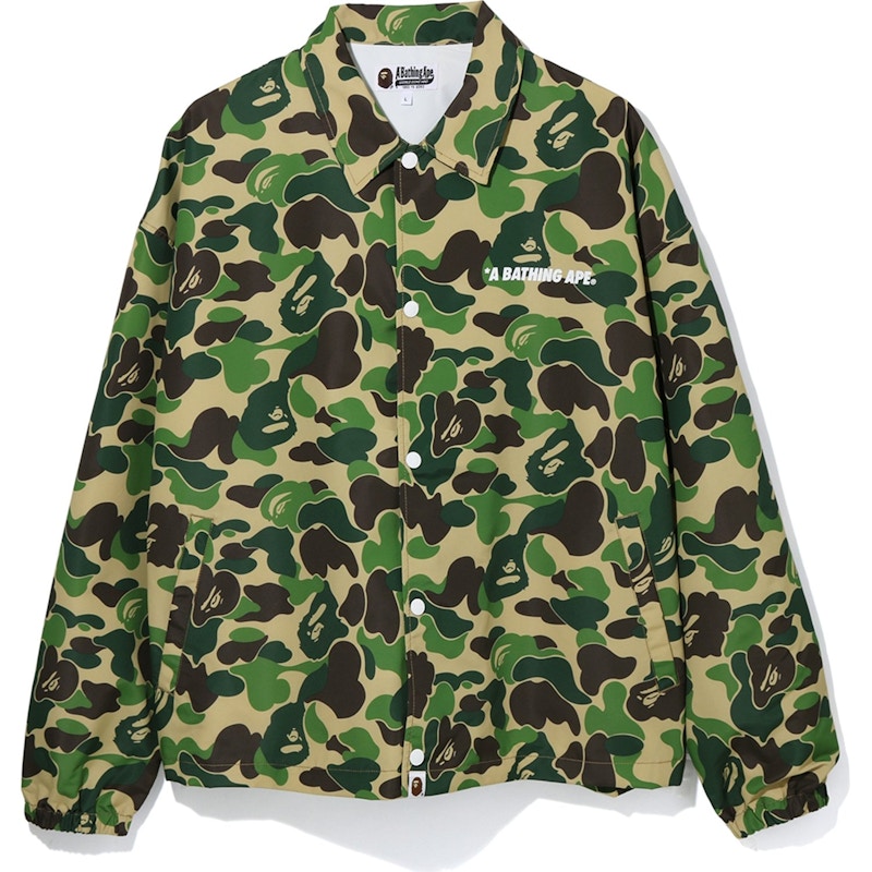 BAPE ABC Camo Relaxed Coach Jacket Groen