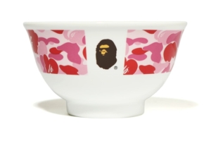 BAPE ABC Camo Rice Bowl Roze