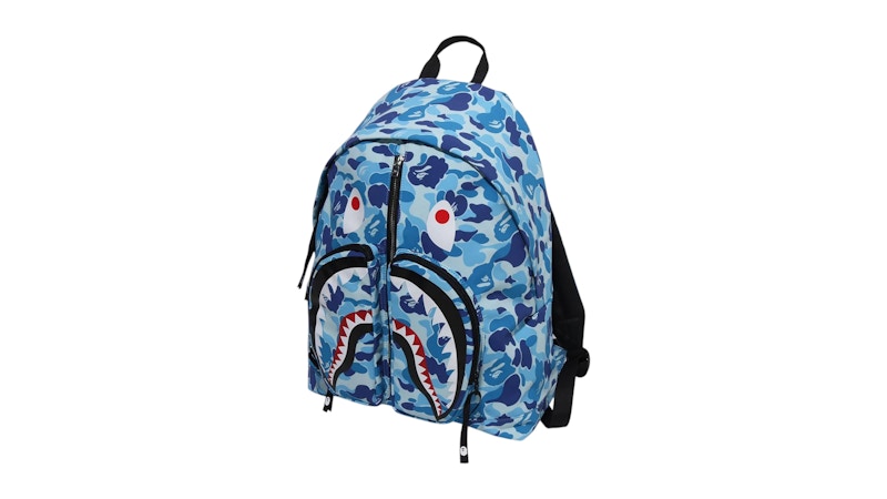 BAPE ABC Camo Shark Daypack Blauw