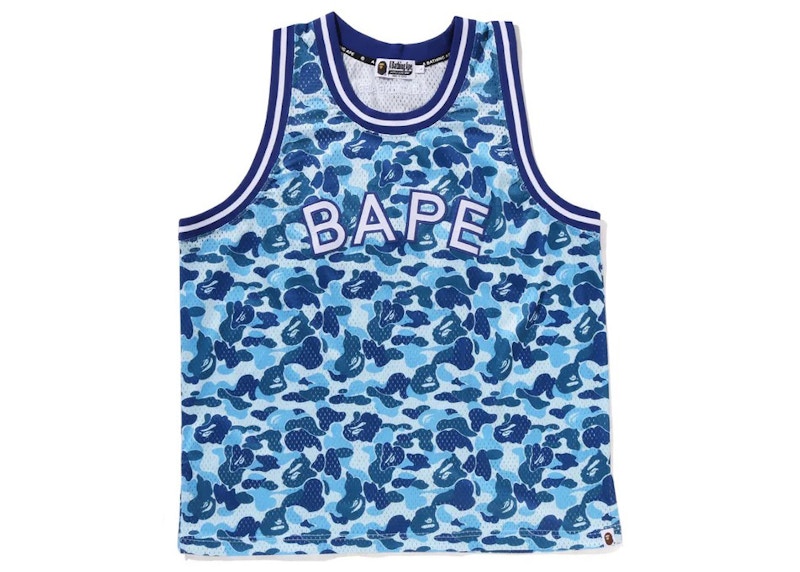 BAPE ABC Camo Tank Top Blauw