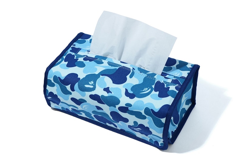 BAPE ABC Camo Tissue Cover Blauw