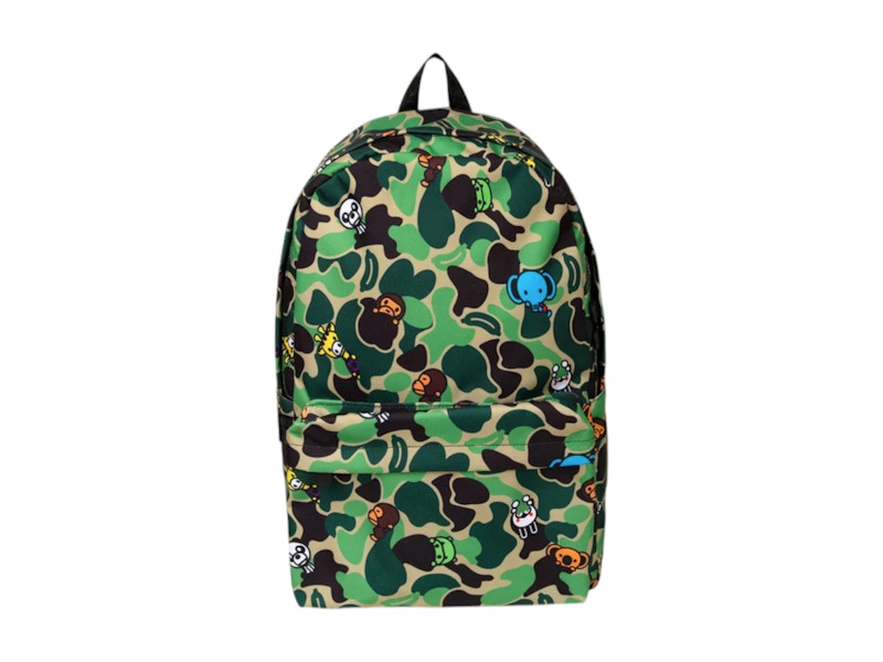 BAPE ABC Milo All Friends Large Backpack Groen