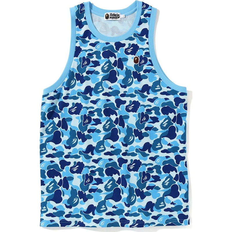 BAPE ABC One Point Tank Top Blauw