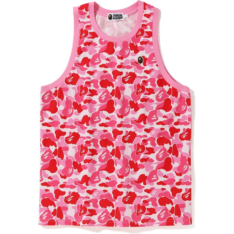 BAPE ABC One Point Tank Top Roze