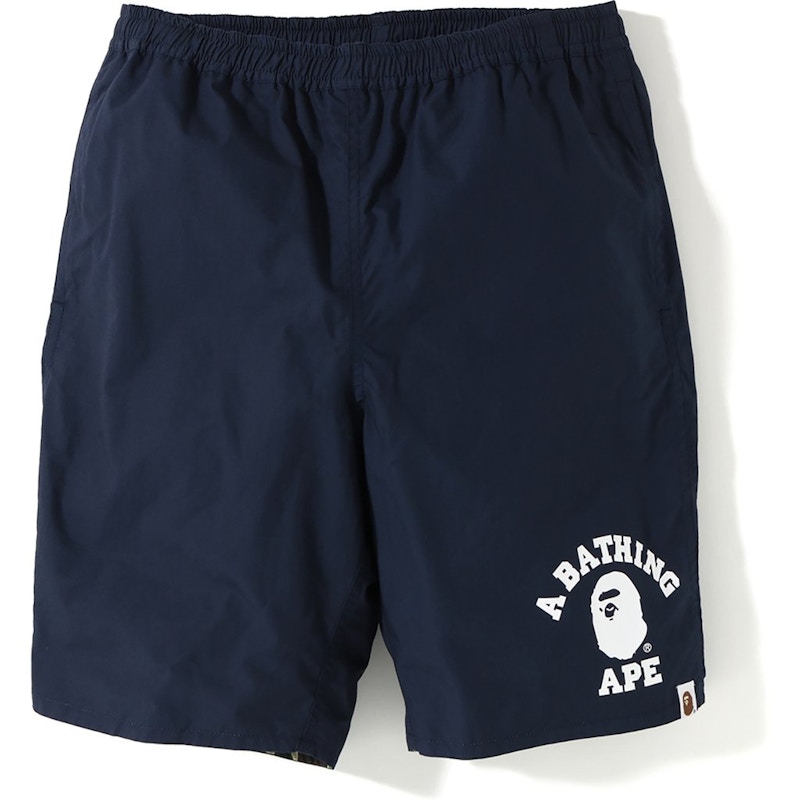 BAPE ABC Reversible Shorts Marineblauw