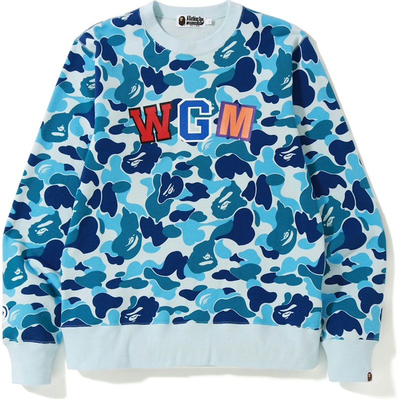 BAPE ABC Shark Crewneck Blauw