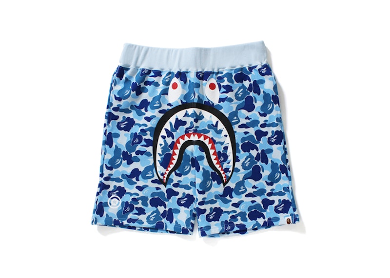BAPE ABC Shark Sweat Shorts Blauw