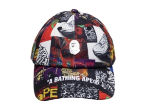 BAPE Album Monogram Cap Multicolor
