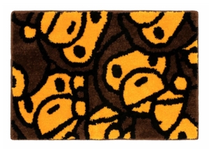 BAPE All Baby Milo Rug Bruin