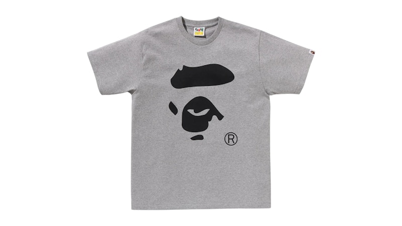 BAPE Ape Face Tee Grijs