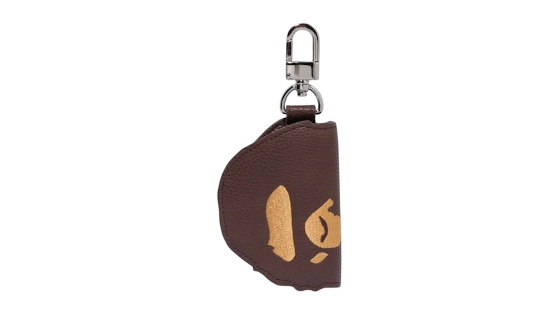 BAPE Ape Head Key Case Bruin