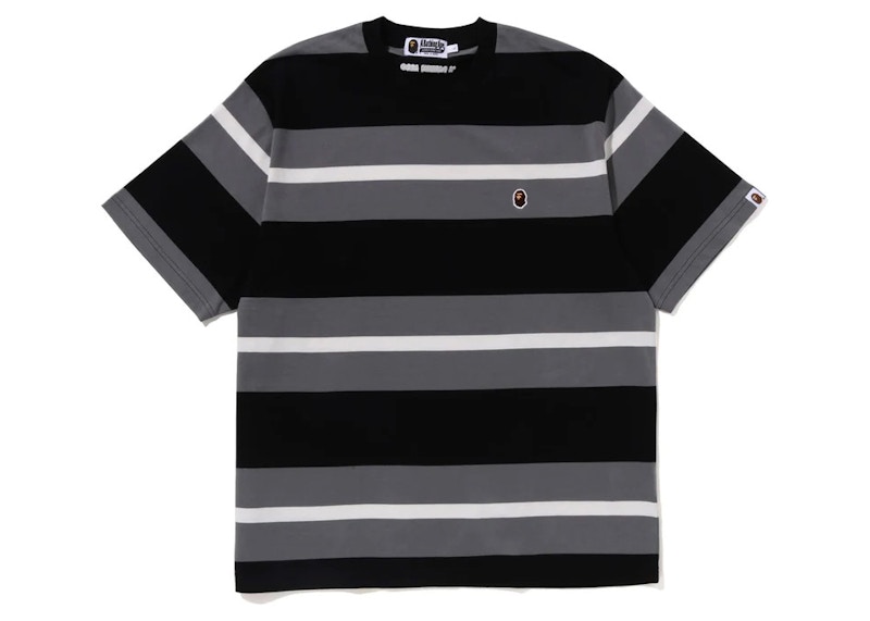 BAPE Ape Head One Point Hoop Tee Zwart
