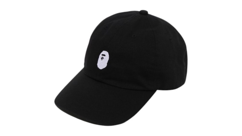 BAPE Ape Head One Point Panel Cap Zwart