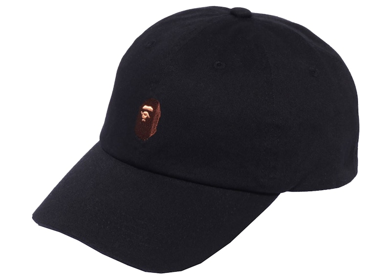 BAPE Ape Head One Point Panel Cap Zwart