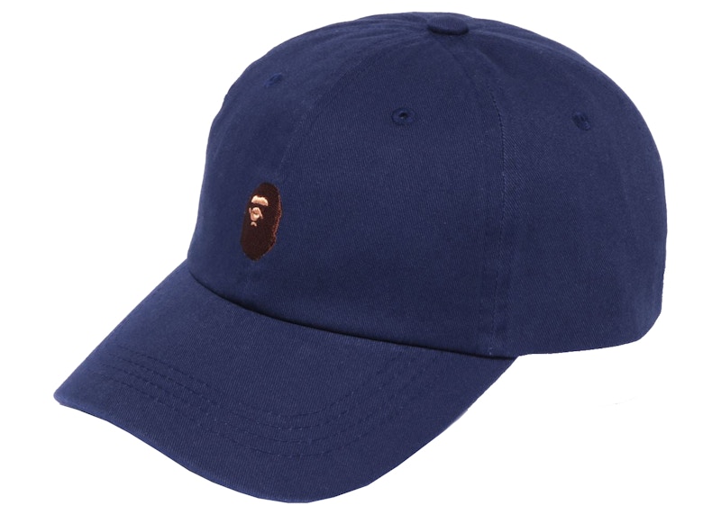 BAPE Ape Head One Point Panel Cap Blauw