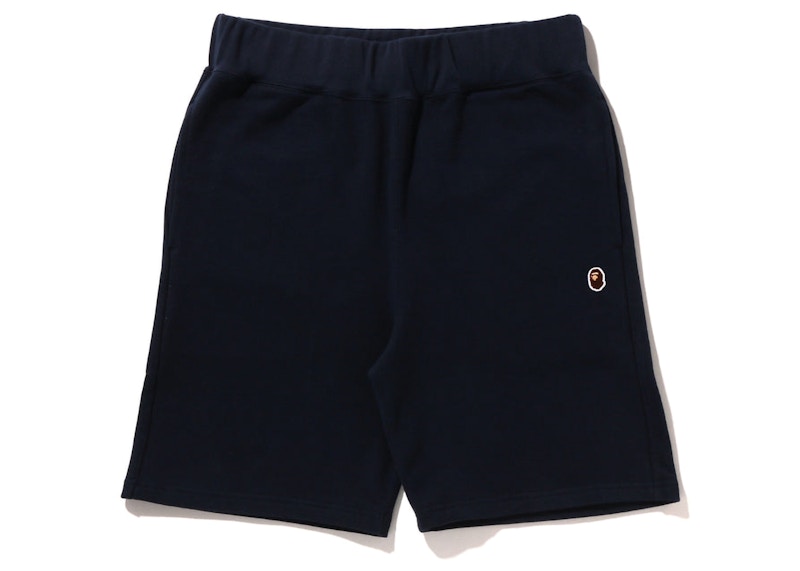 BAPE Ape Head One Point Sweat Short Blauw