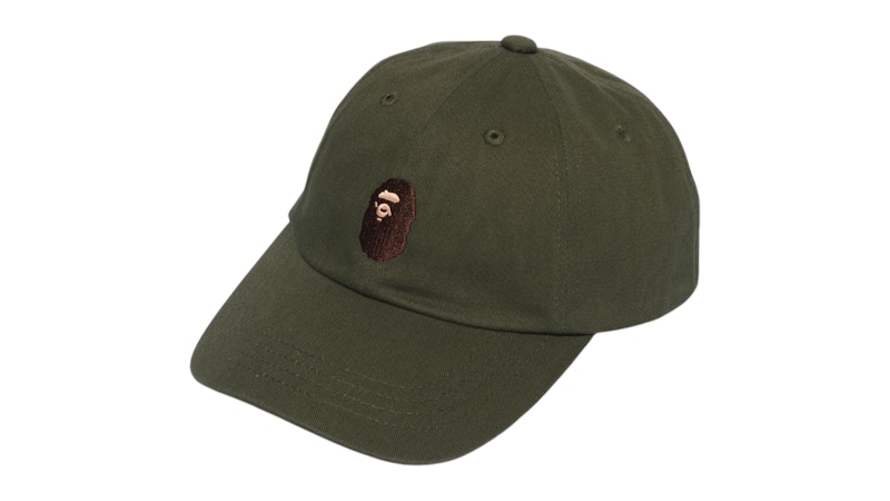 BAPE Ape Head Panel Cap Olivedrab