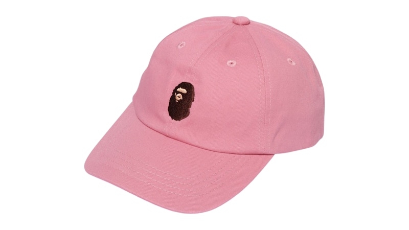BAPE Ape Head Panel Cap Roze