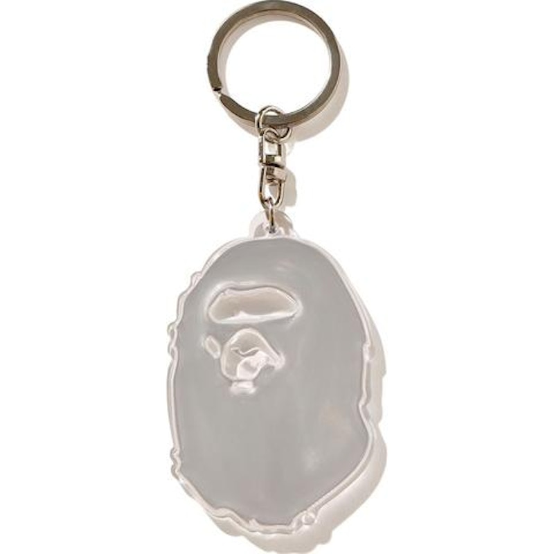 BAPE Ape Head Reflective Keychain Wit