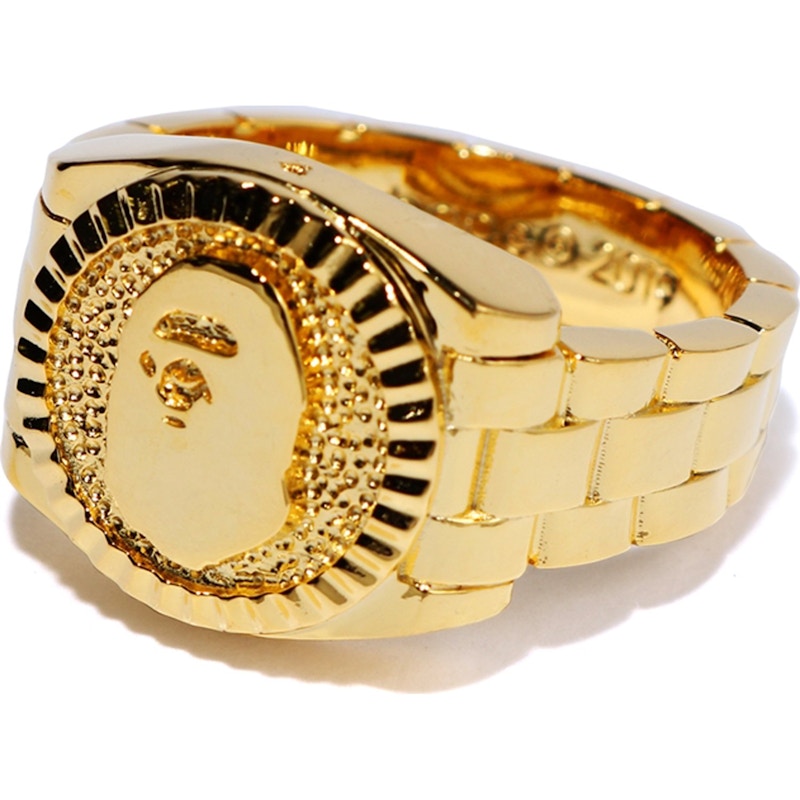 BAPE Ape Head Ring Goud