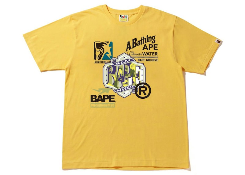 BAPE Archive Graphic #10 Tee Geel