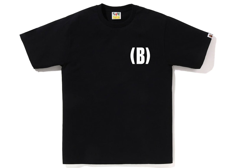 BAPE B One Point Tee Zwart