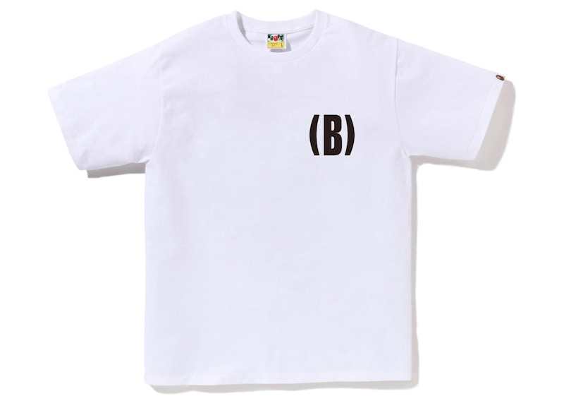 BAPE B One Point Tee Wit