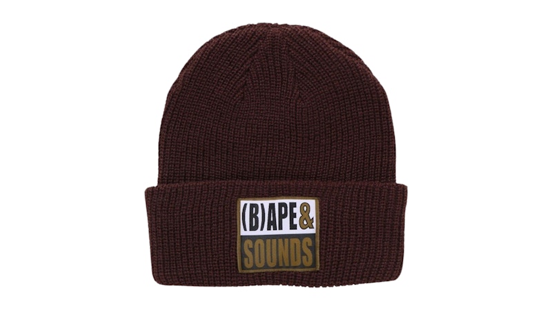 BAPE Ape Sounds Knit Cap Bruin
